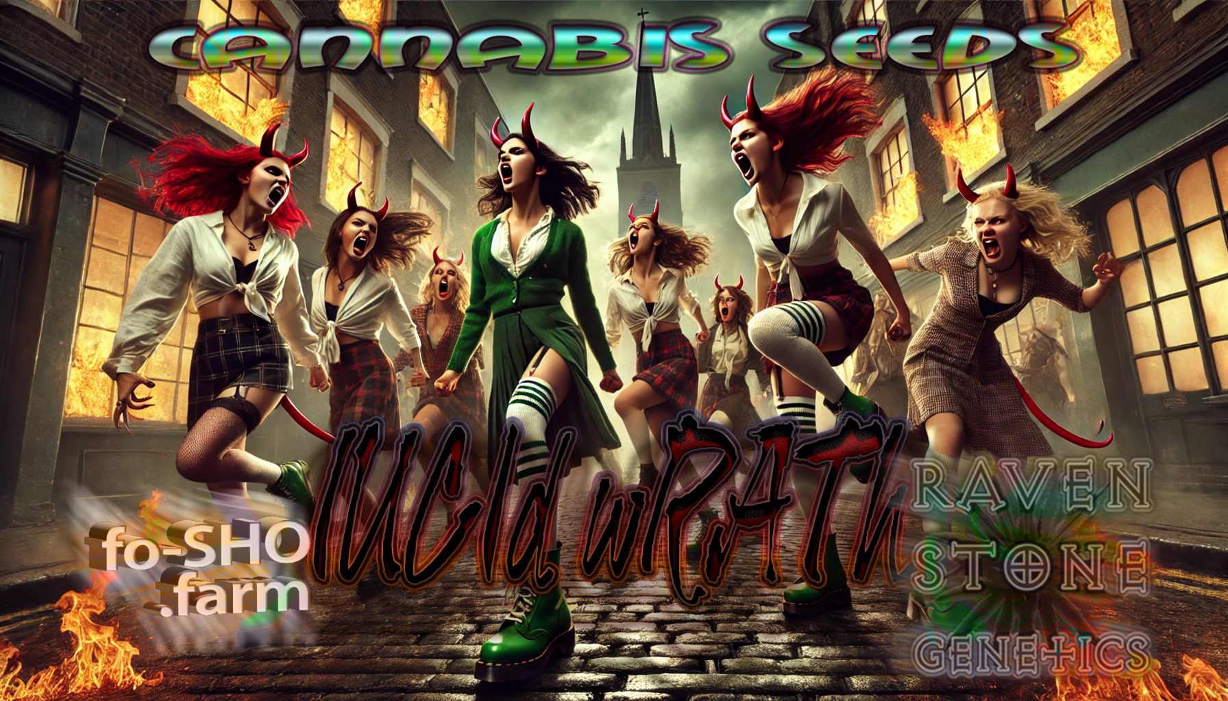 Lucid Wrath Cannabis Strain Art