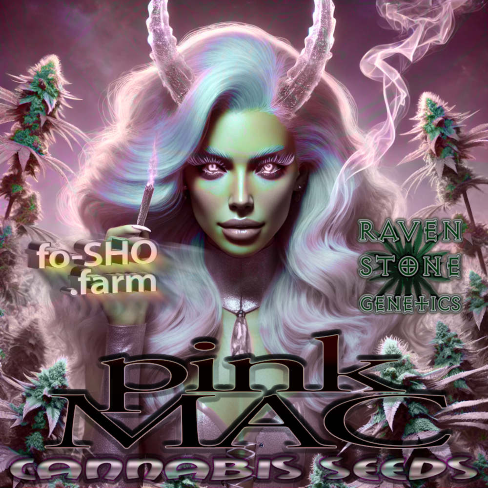 Pink Mac - Cannabis Seed Art